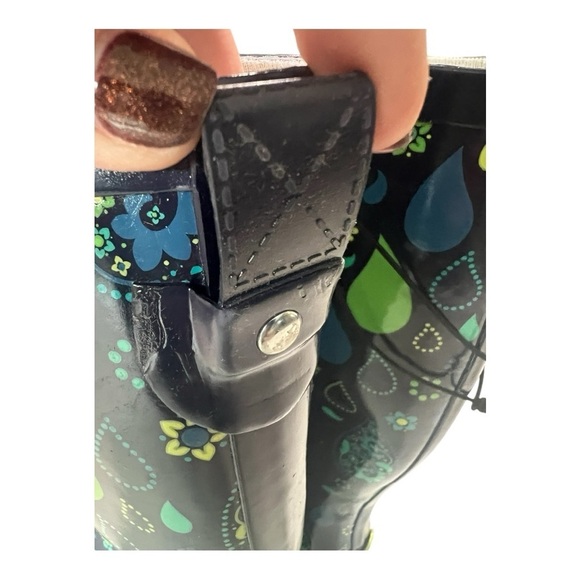 Western Chief Winter Rain Snow Garden Rubber Boots in Pouring Paisley NEW - Picture 9 of 11
